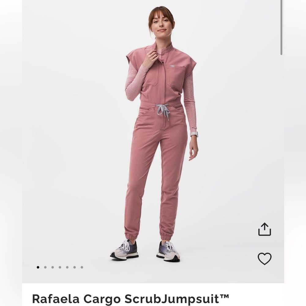 Figs Cargo Scrub Jumpsuit